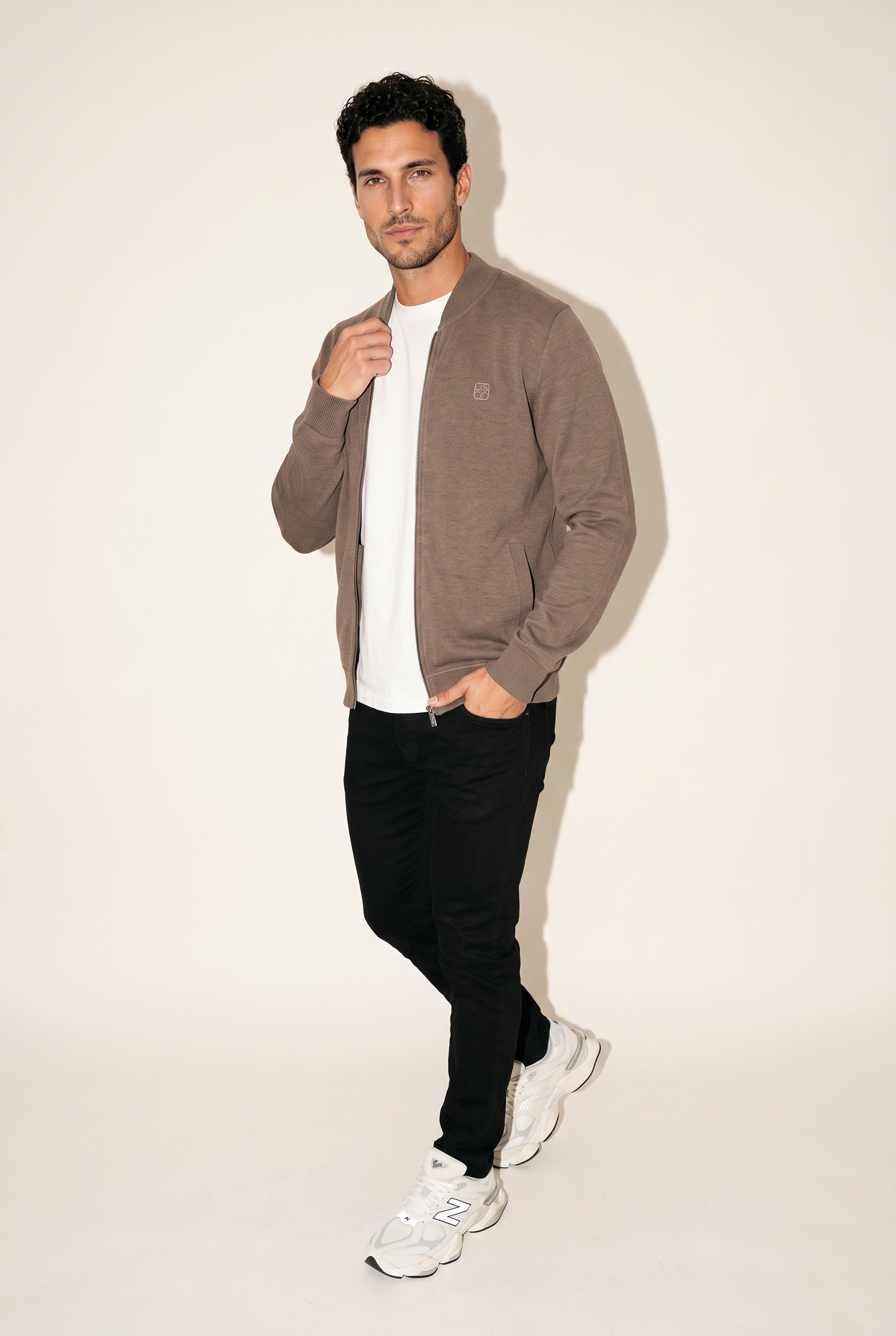 Dik Yaka Bomber Hırka (6215)