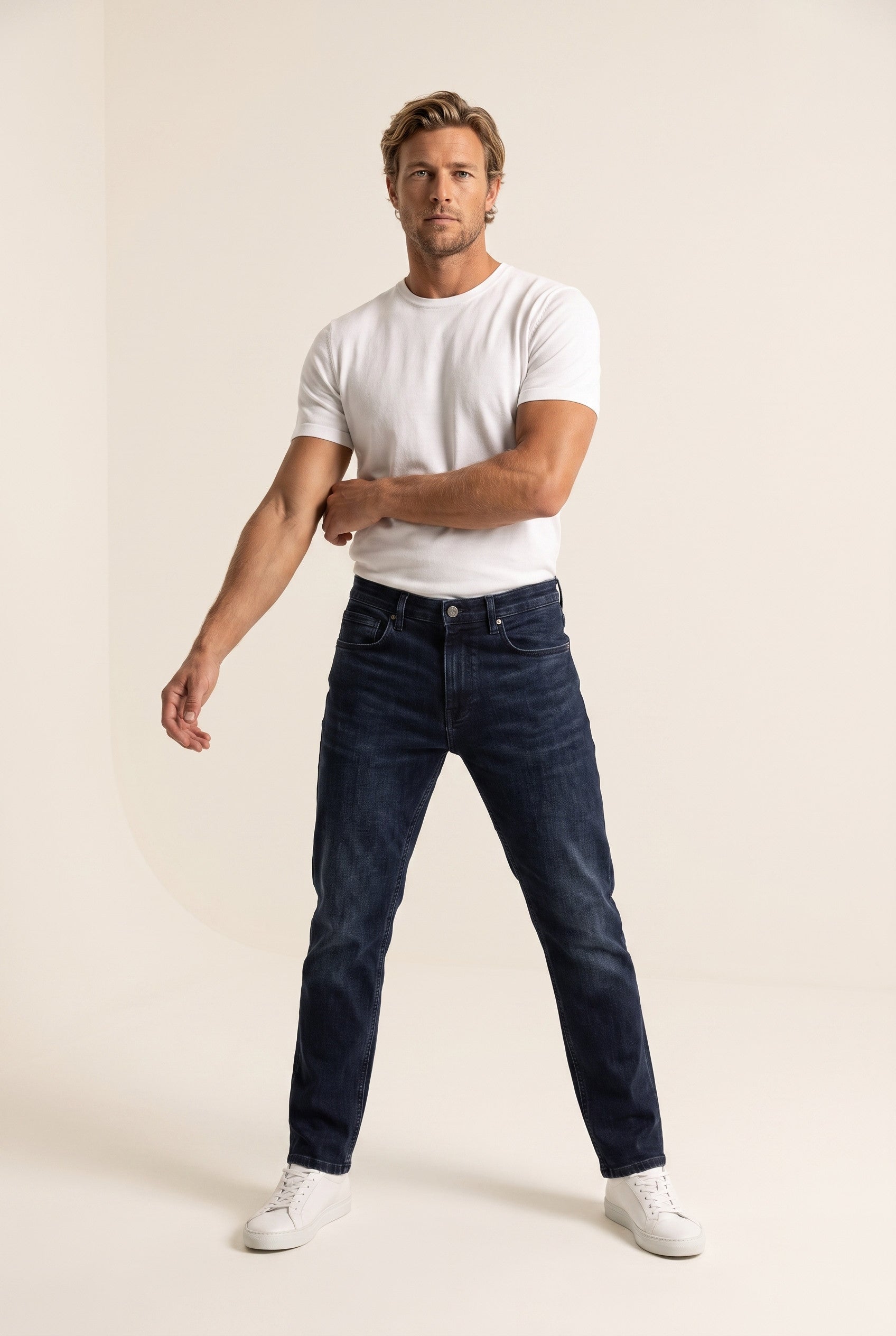 Texas Yüksek Bel Fermuarlı Boru Paça Jean (4412-F08)
