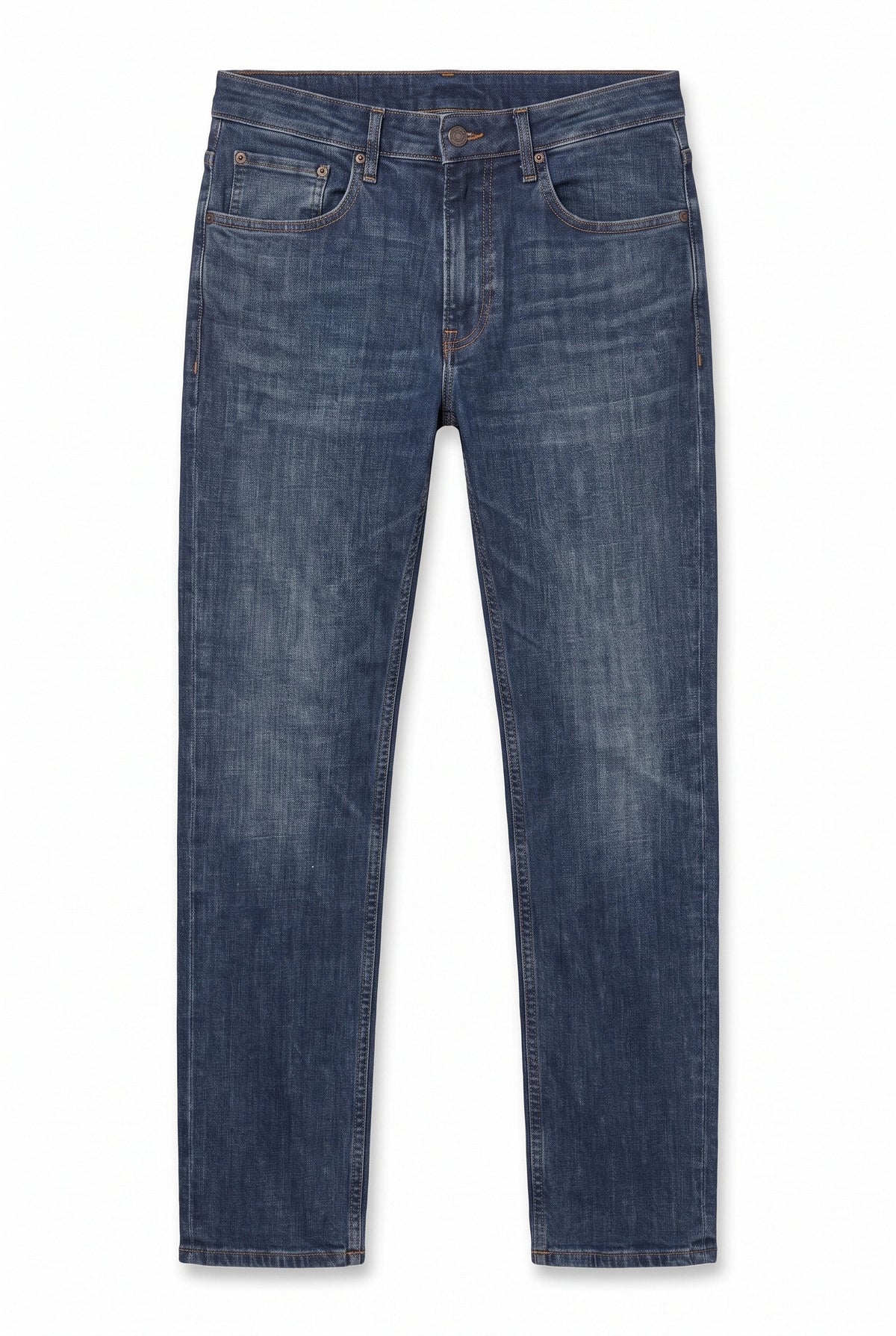 Texas Yüksek Bel Fermuarlı Boru Paça Jean (4400-F14)