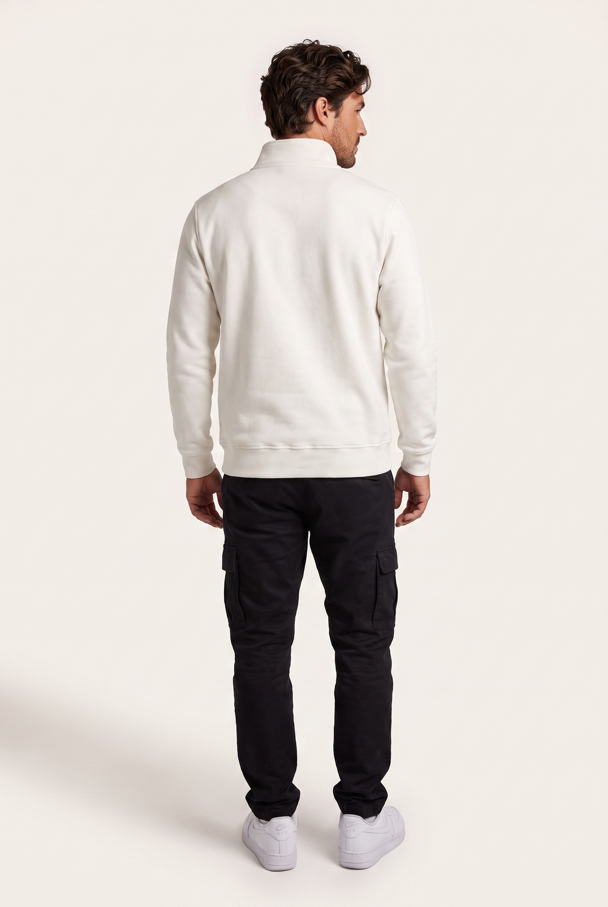 Dik Yaka 3 İplik Sweat (6203)