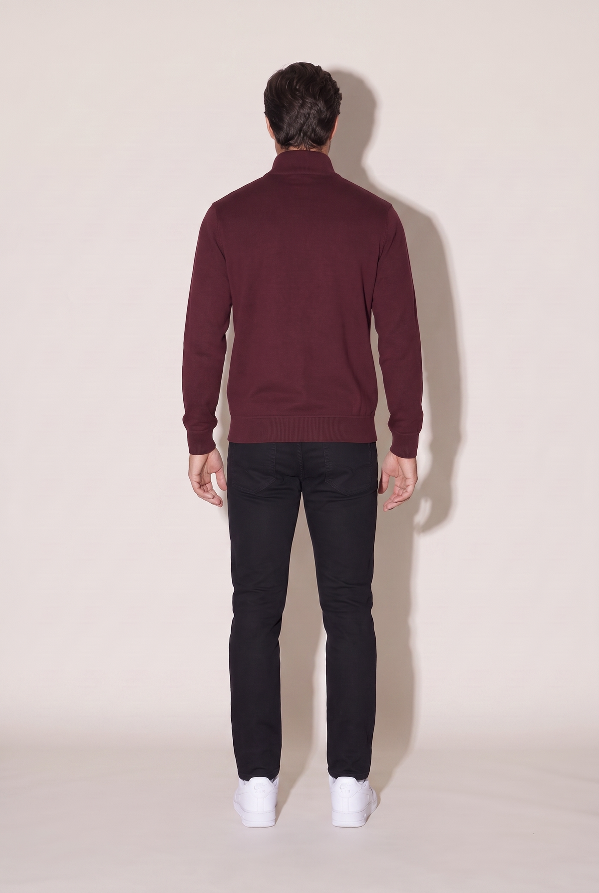 Dik Yaka Nakışlı Selanik Sweat (6213)