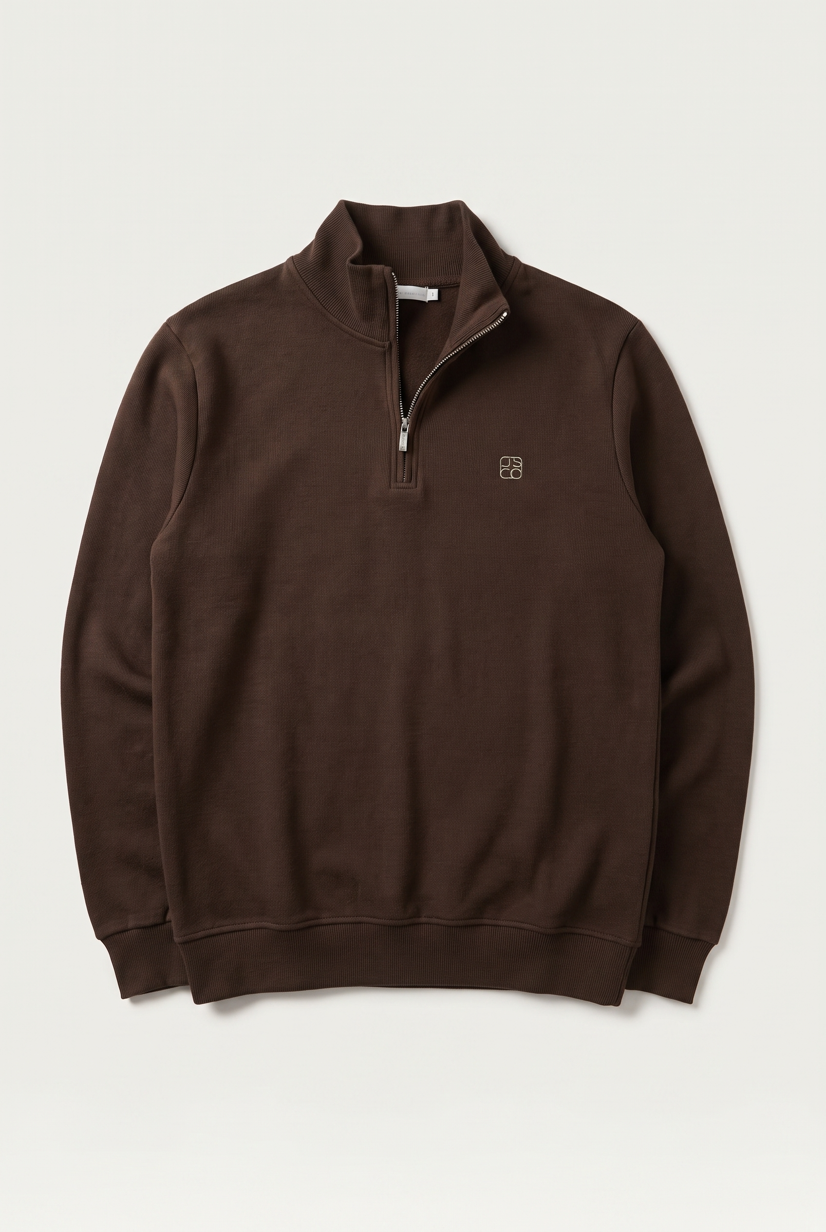 Dik Yaka Nakışlı Selanik Sweat (6213)