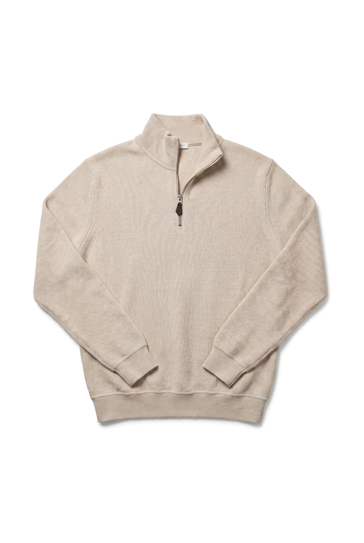 Dik Yaka Fermuarlı Muline Selanik Sweat (6228)