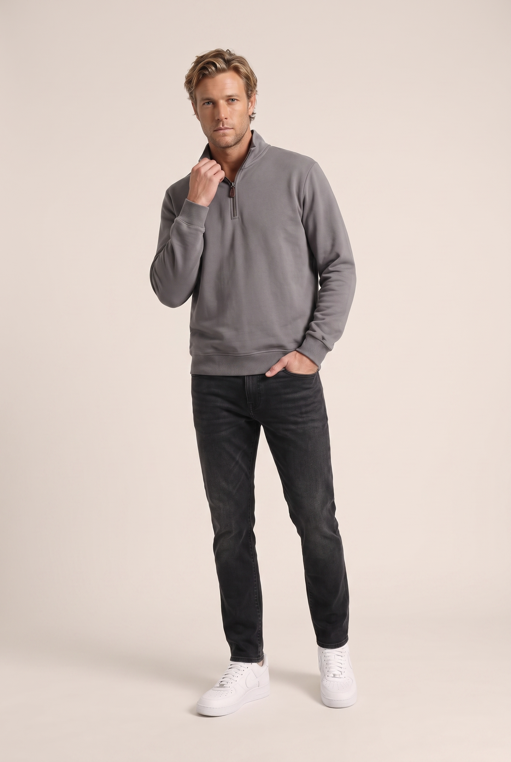Dikyaka Fermuar Modal Cupra Sweat (6235)