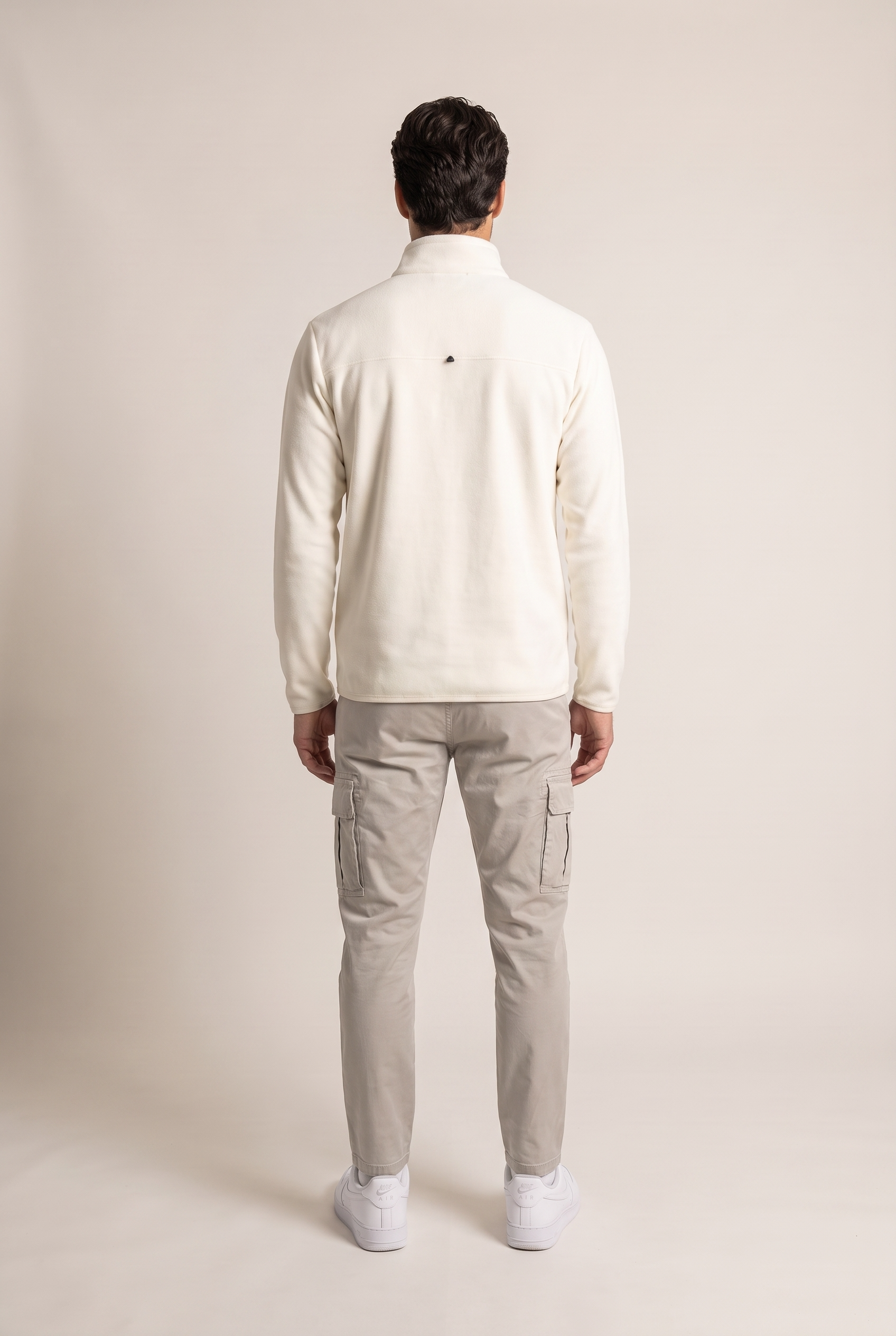 Basic Dik Yaka Polar Sweatshirt (6240)