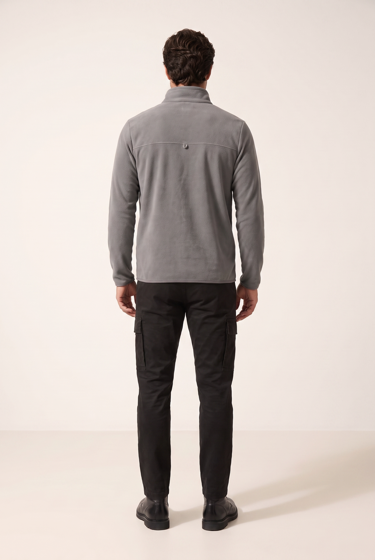 Basic Dik Yaka Polar Sweatshirt (6240)