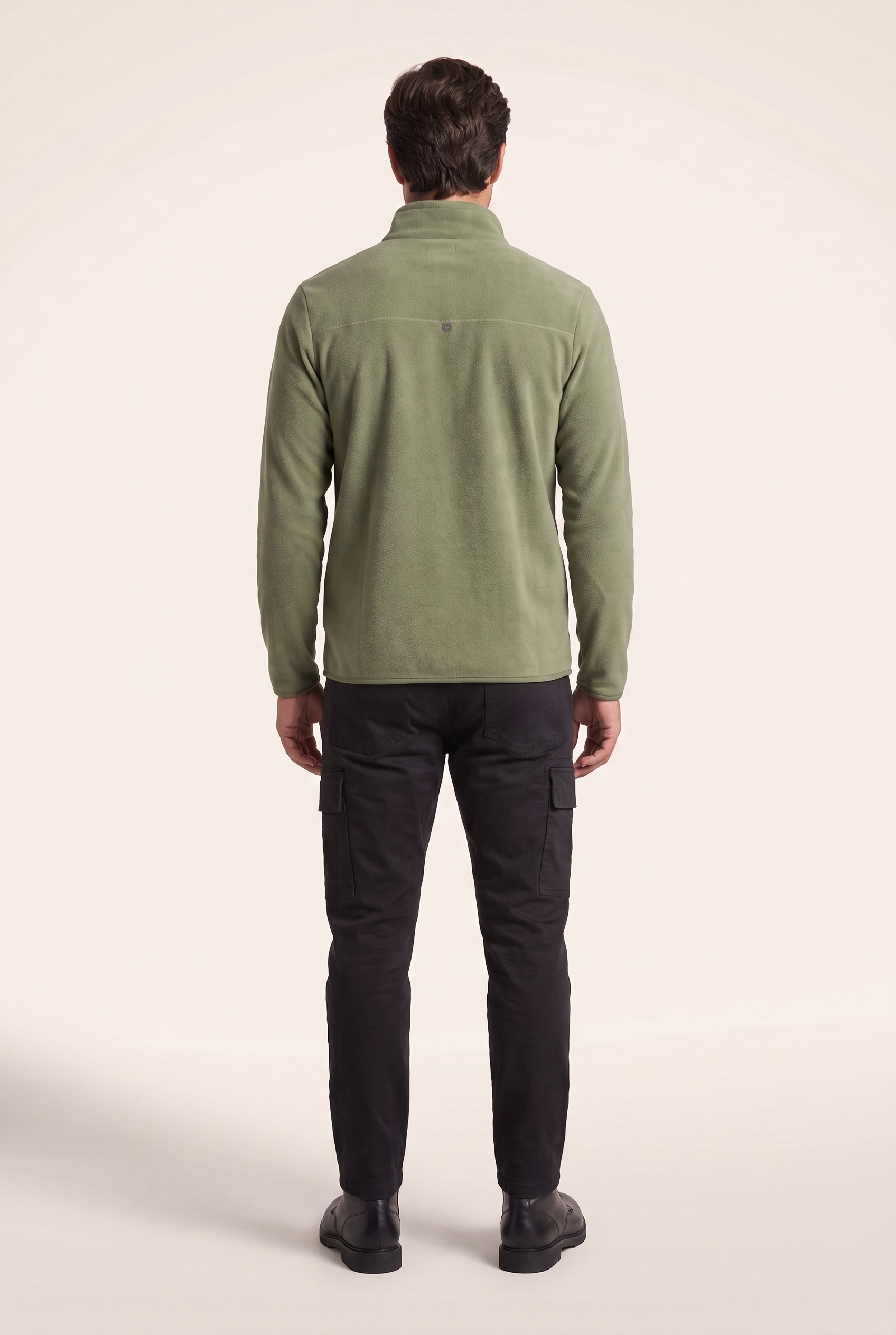 Basic Dik Yaka Polar Sweatshirt (6240)