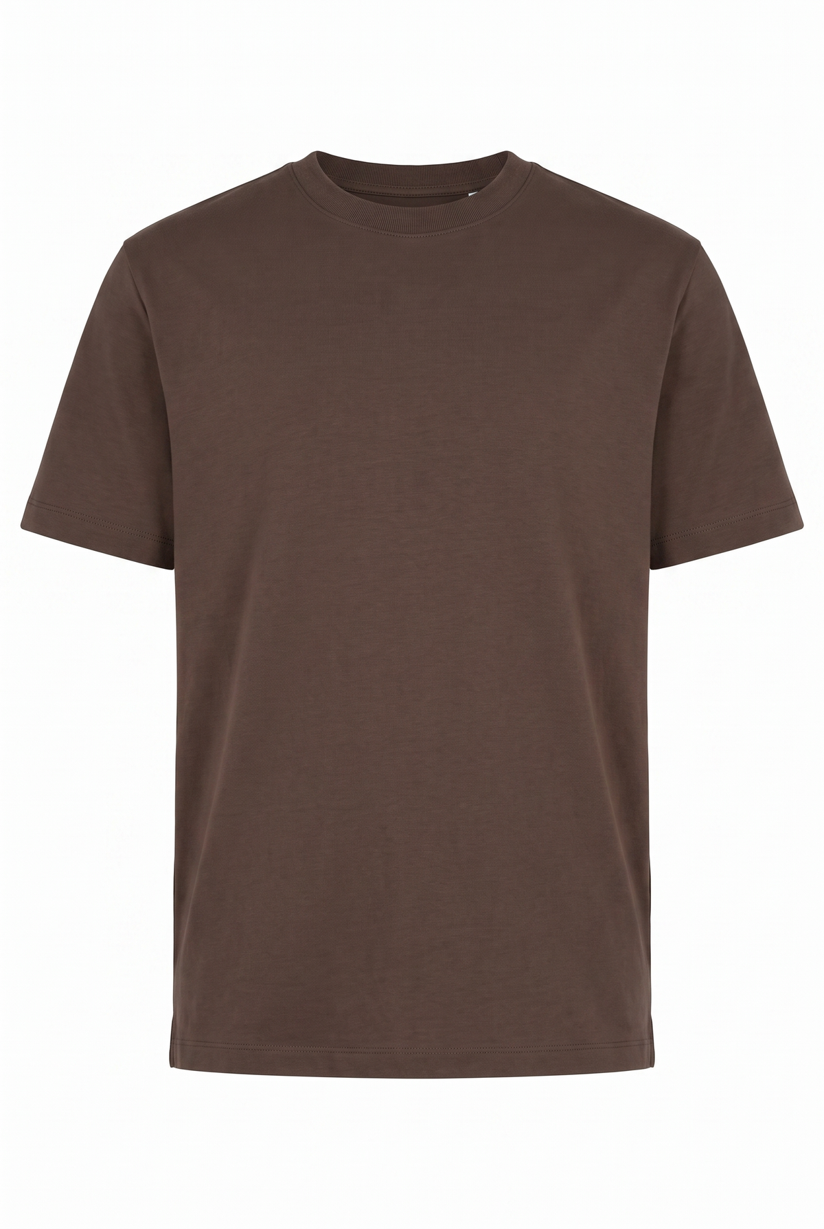 0 Yaka Fırçalı 2 İplik T-Shirt (6226)