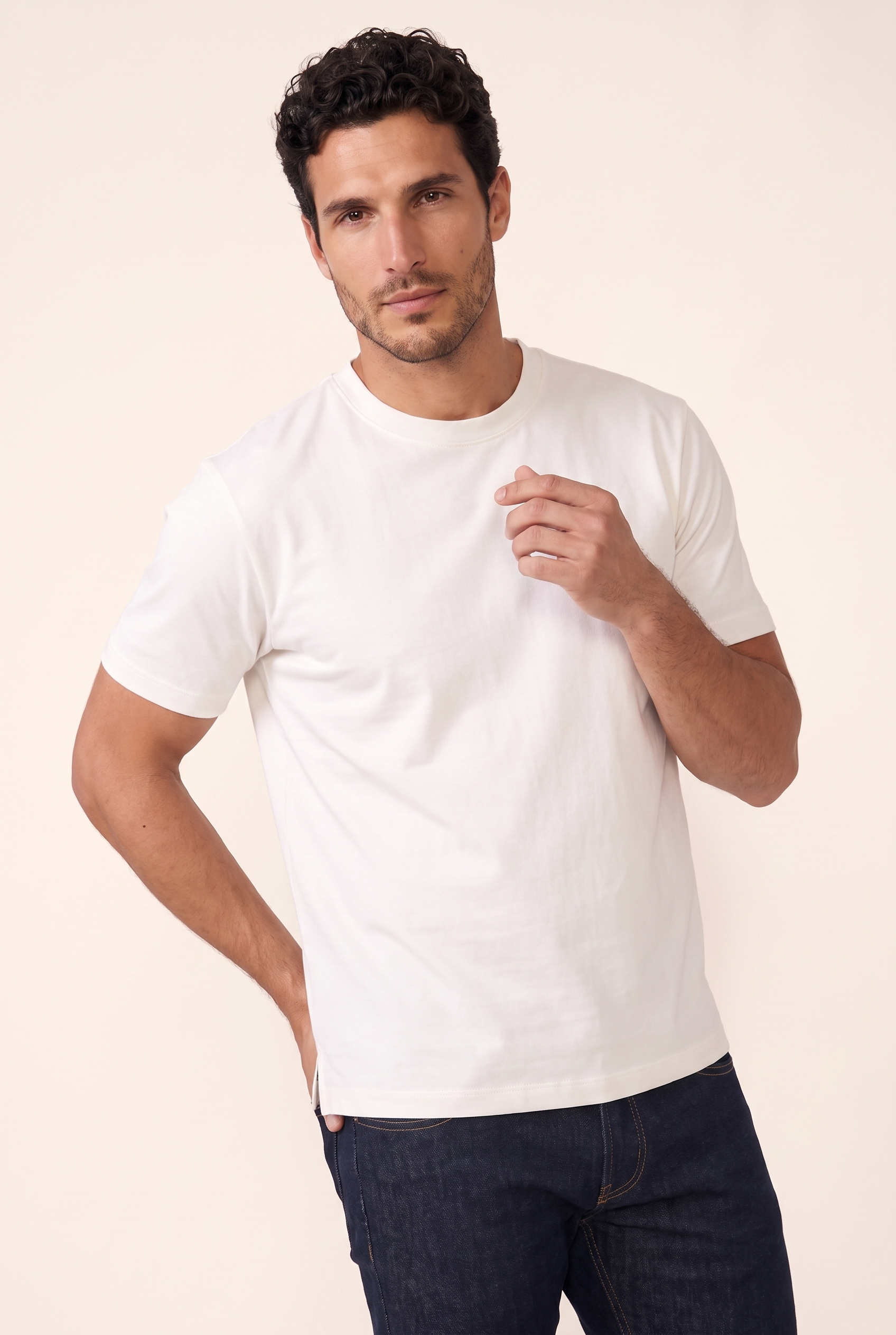 0 Yaka Double Face T-Shirt (6227)
