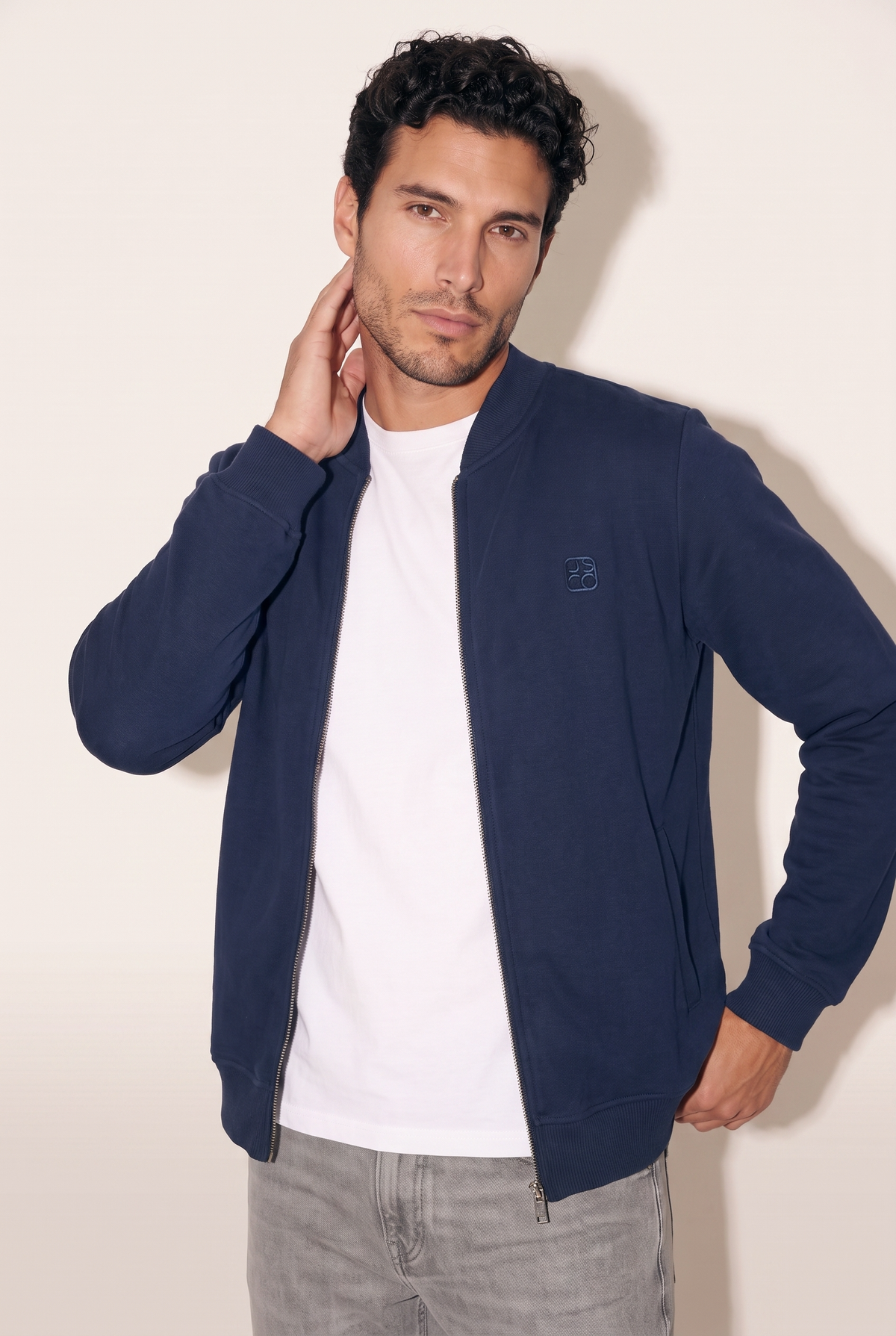 Dik Yaka Bomber Hırka (6215)