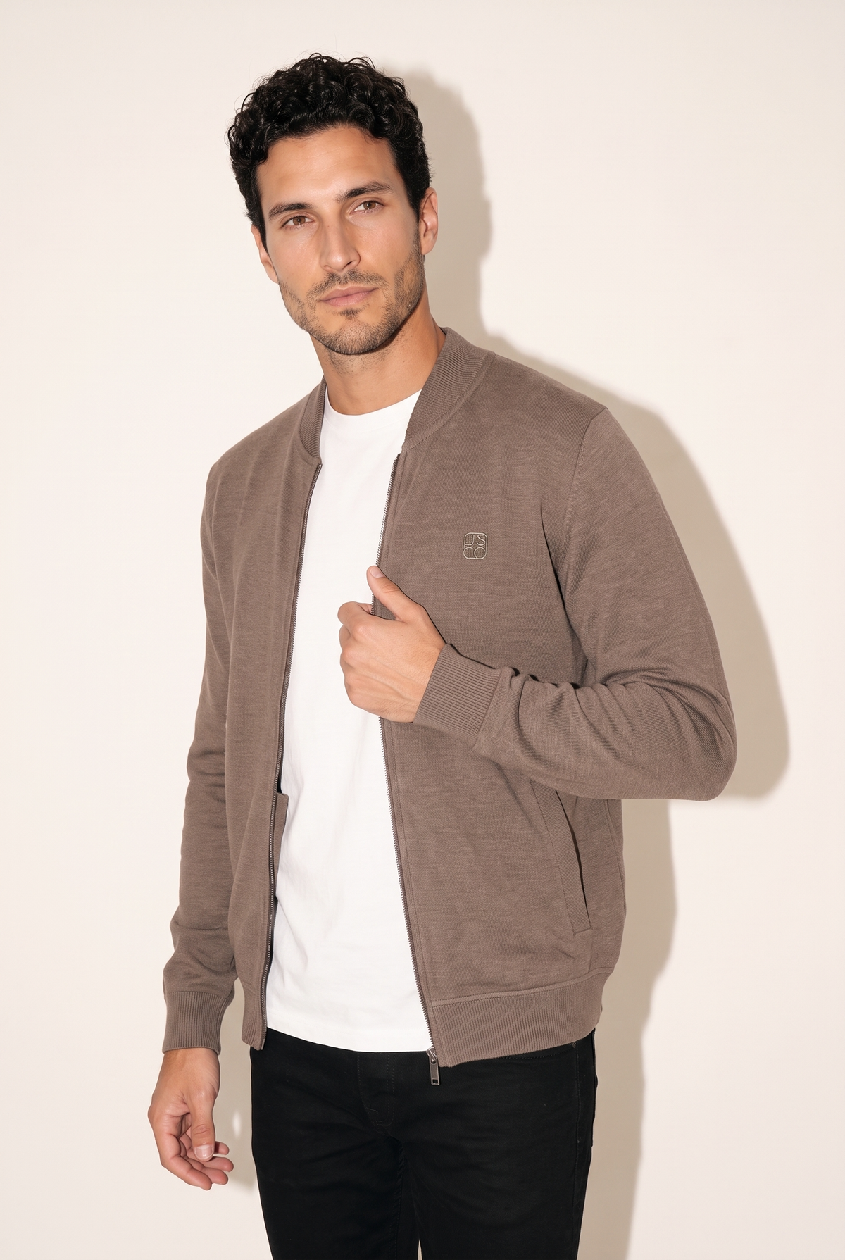 Dik Yaka Bomber Hırka (6215)