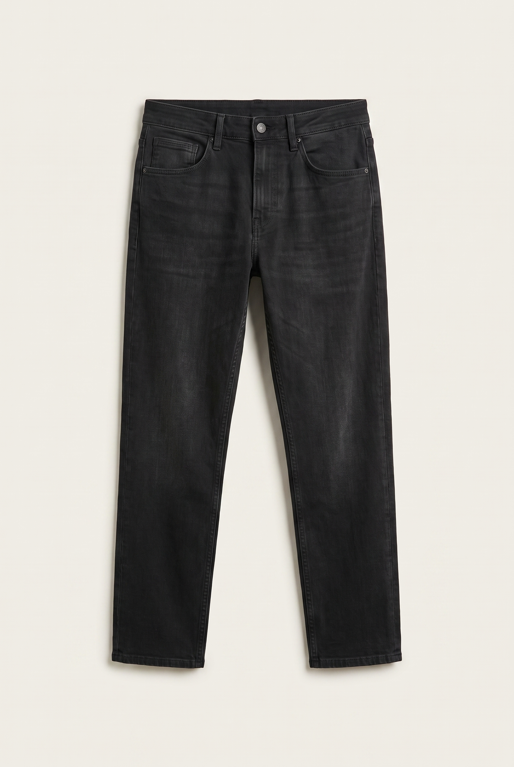 Texas Yüksek Bel Fermuarlı Boru Paça Jean (4412-F01)