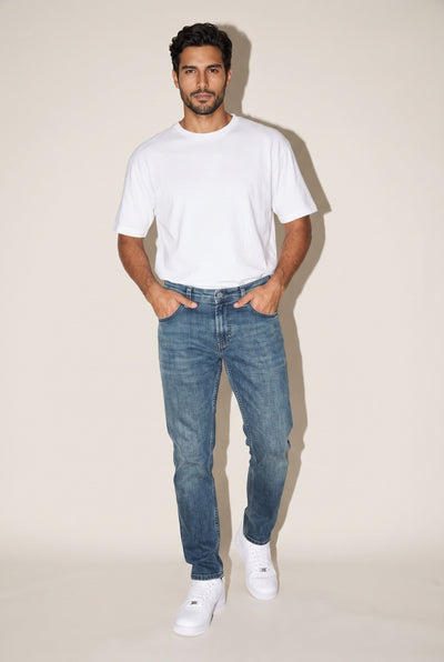 Parma Normal Bel Fermuarlı Boru Paça Jean (2213-F06)