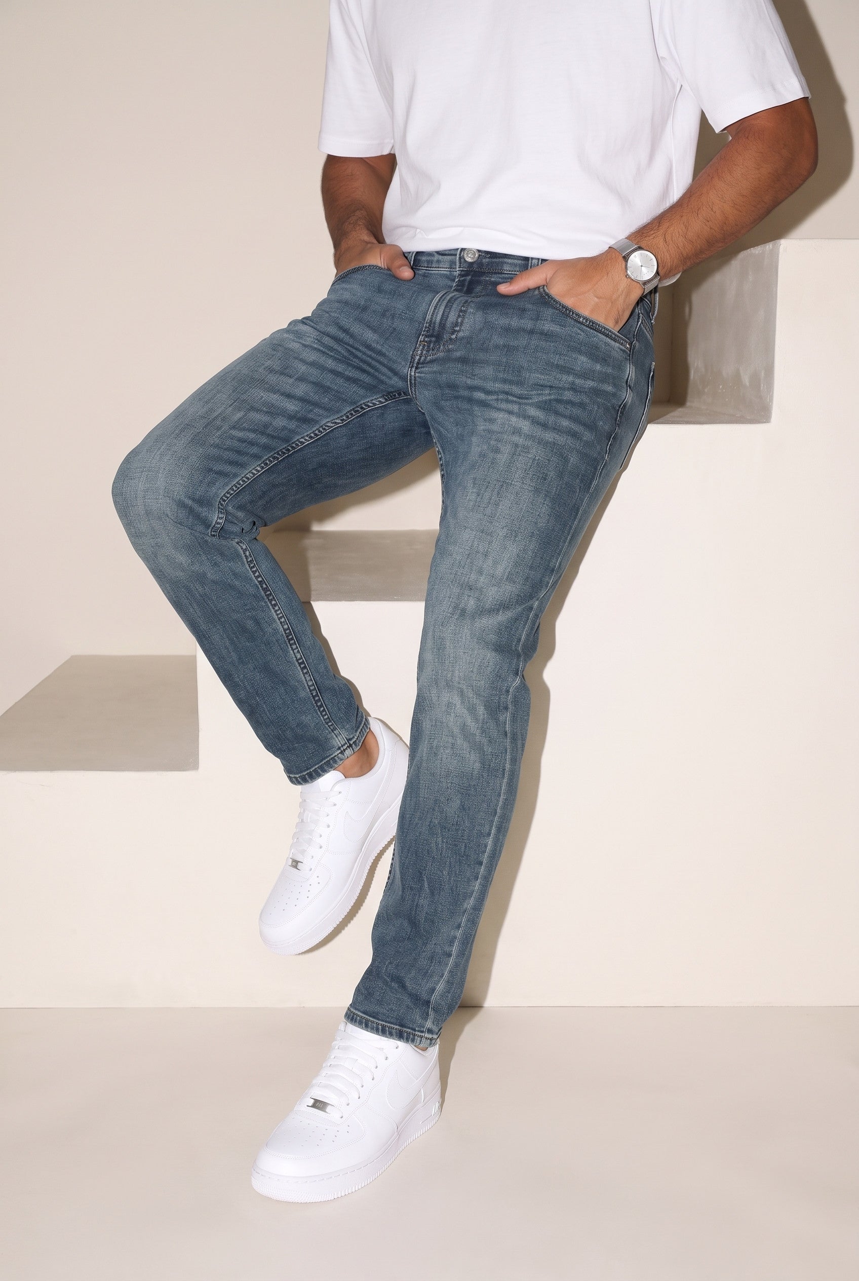 Parma Normal Bel Fermuarlı Boru Paça Jean (2213-F06)