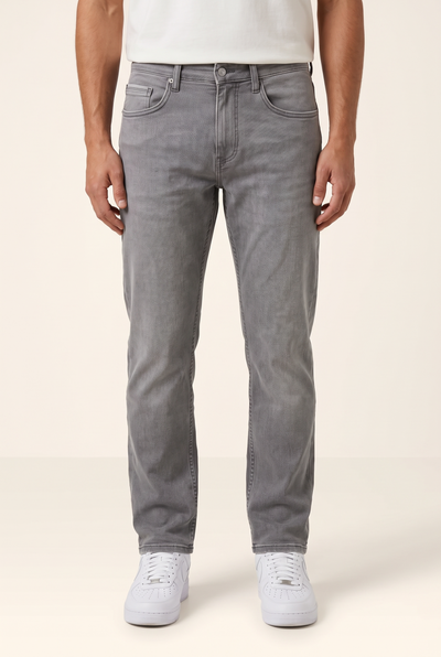 Texas Yüksek Bel Fermuarlı Boru Paça Jean (4412-F09)