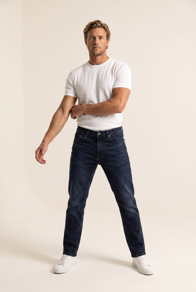 Texas Yüksek Bel Fermuarlı Boru Paça Jean (4412-F08)