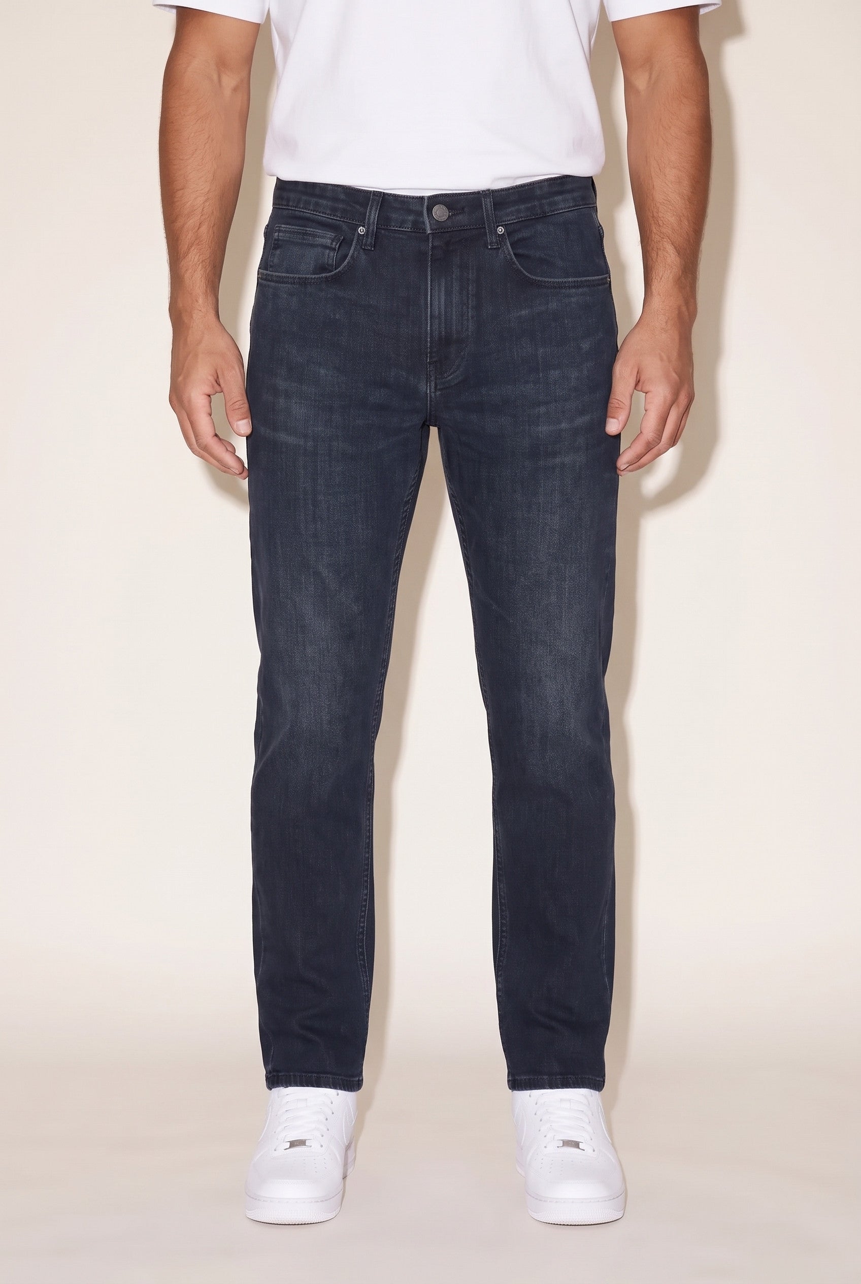 Texas Yüksek Bel Fermuarlı Boru Paça Jean (4412-F08)