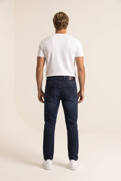 Texas Yüksek Bel Fermuarlı Boru Paça Jean (4412-F08)