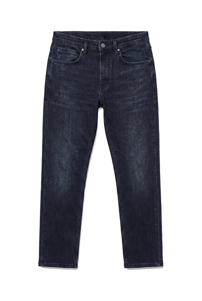 Texas Yüksek Bel Fermuarlı Boru Paça Jean (4412-F08)