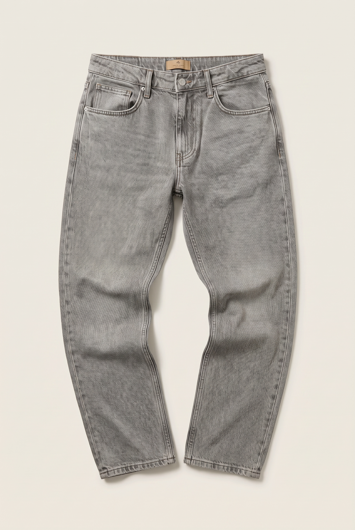 Texas Yüksek Bel Fermuarlı Boru Paça Jean (4400-F04)