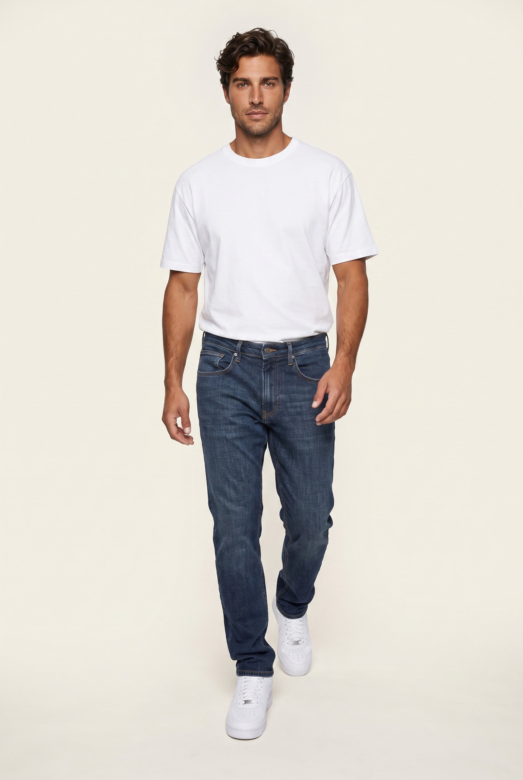 Texas Yüksek Bel Fermuarlı Boru Paça Jean (4400-F14)