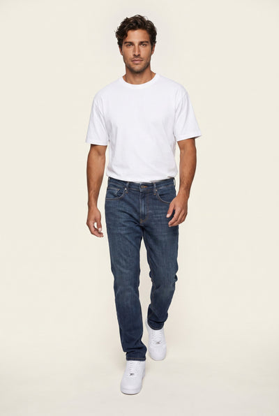Texas Yüksek Bel Fermuarlı Boru Paça Jean (4400-F14)