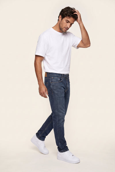 Texas Yüksek Bel Fermuarlı Boru Paça Jean (4400-F14)