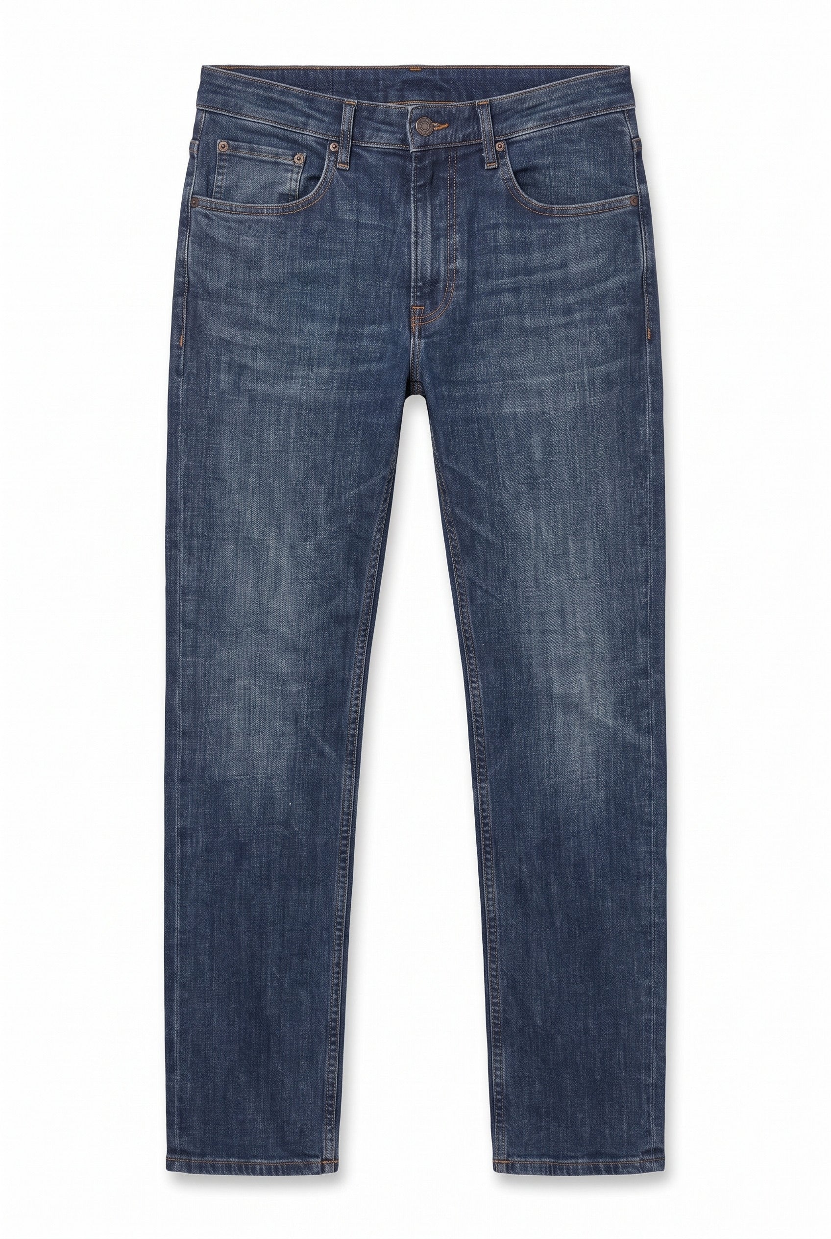 Texas Yüksek Bel Fermuarlı Boru Paça Jean (4400-F14)