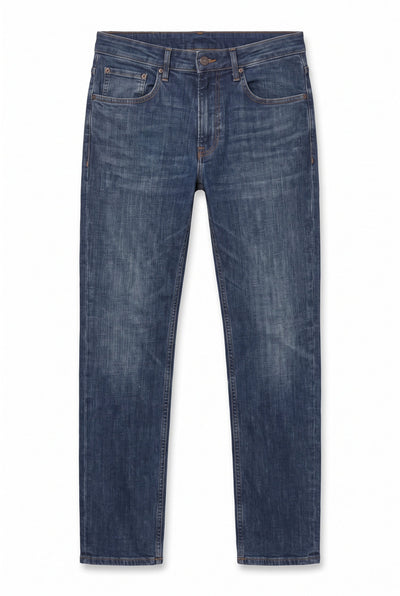 Texas Yüksek Bel Fermuarlı Boru Paça Jean (4400-F14)