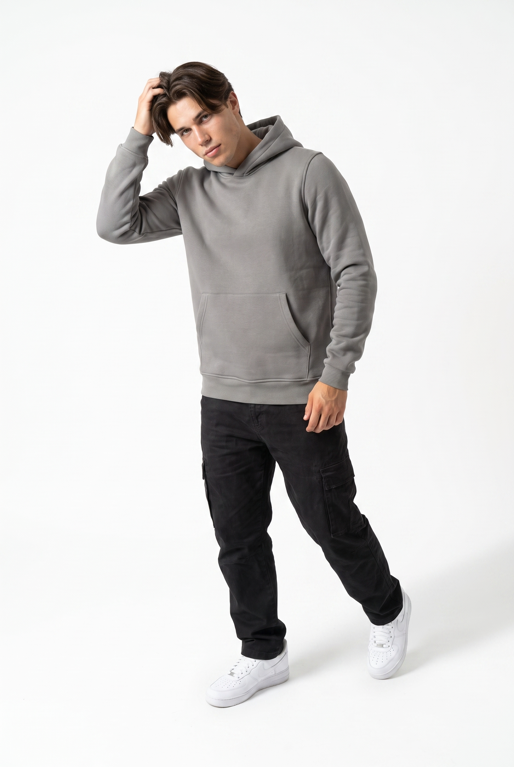 Kapşonlu 3 İplik Sweat (6200)