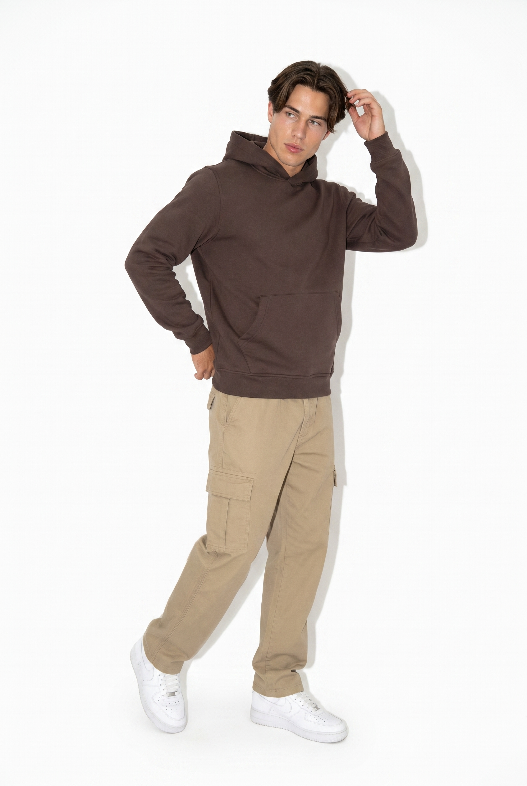 Kapşonlu 3 İplik Sweat (6200)