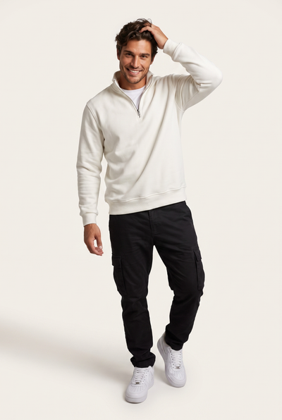 Dik Yaka 3 İplik Sweat (6203)