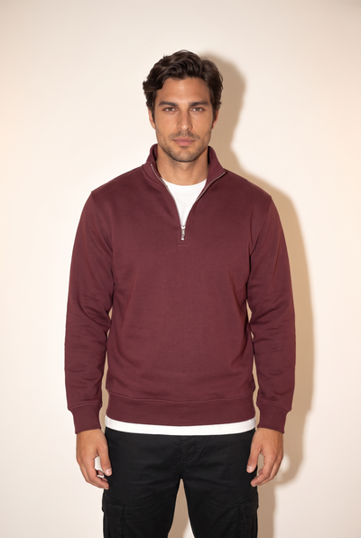 Dik Yaka 3 İplik Sweat (6203)