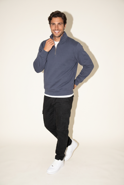 Dik Yaka 3 İplik Sweat (6203)