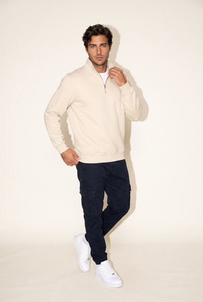 Dik Yaka 3 İplik Sweat (6203)