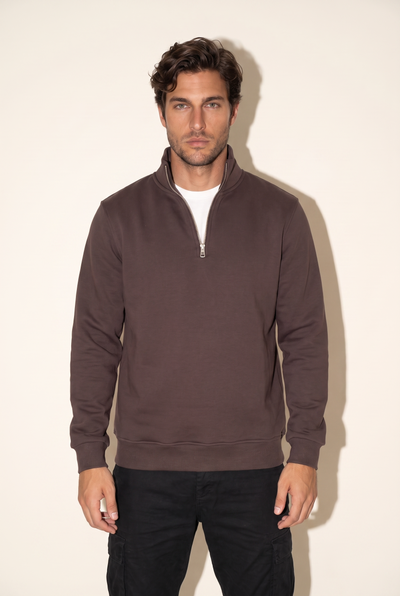 Dik Yaka 3 İplik Sweat (6203)