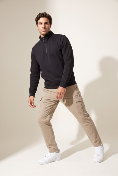 Dik Yaka 3 İplik Sg Sweat (6206)