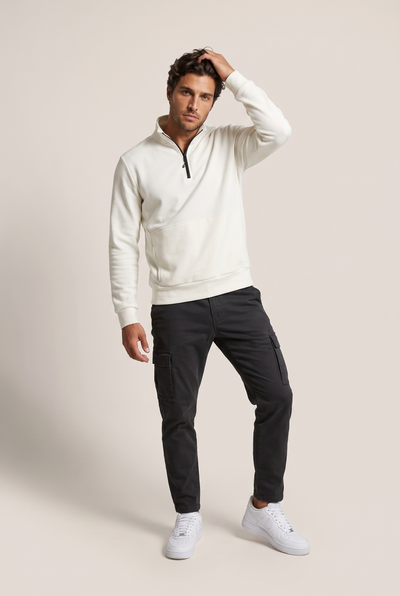 Dik Yaka 3 İplik Sg Sweat (6206)