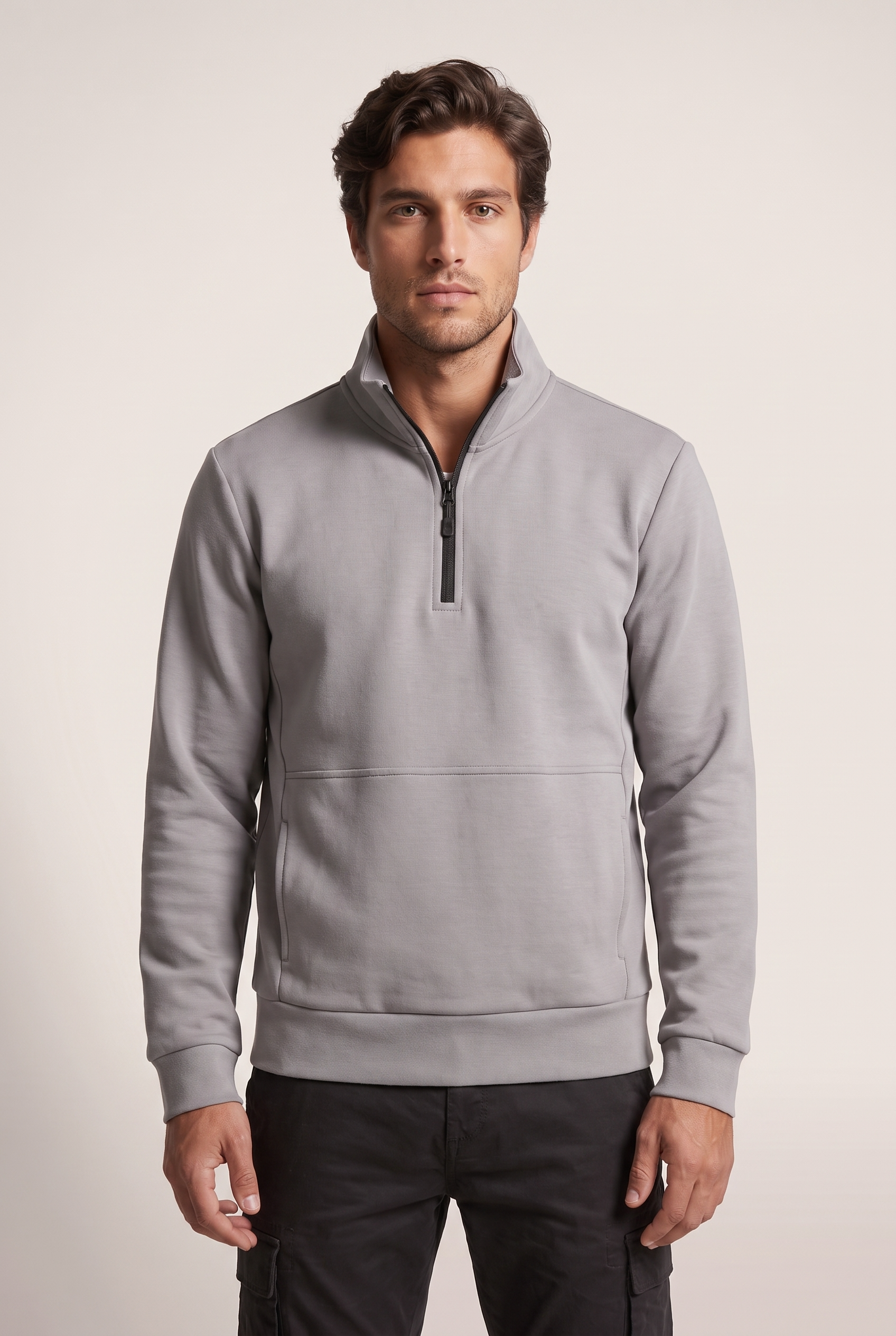 Dik Yaka 3 İplik Sg Sweat (6206)