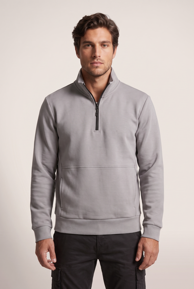 Dik Yaka 3 İplik Sg Sweat (6206)