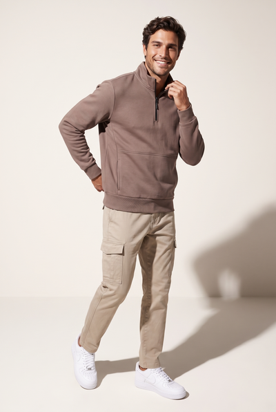 Dik Yaka 3 İplik Sg Sweat (6206)