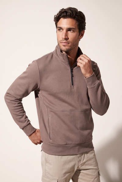 Dik Yaka 3 İplik Sg Sweat (6206)