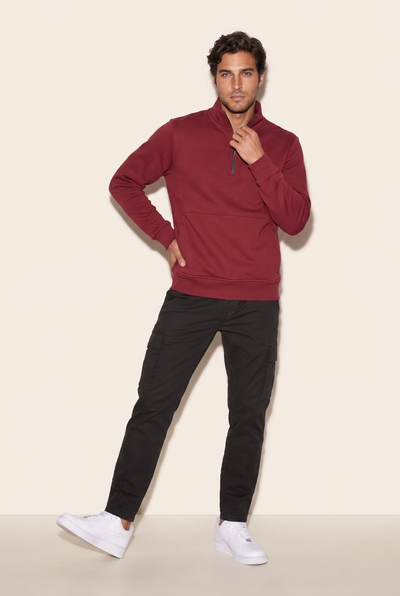 Dik Yaka 3 İplik Sg Sweat (6206)