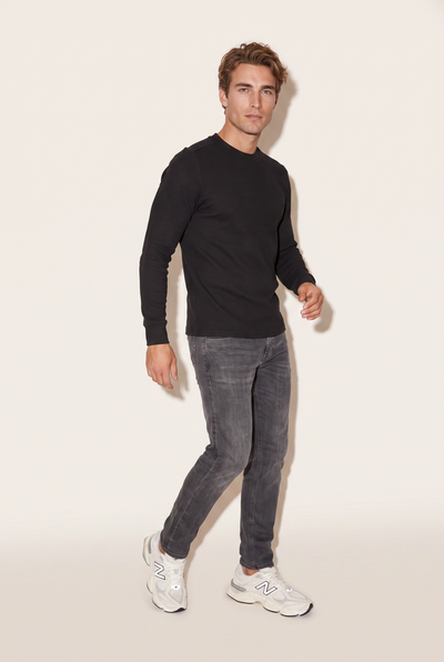 0 Yaka Basic Waffle Sweatshirt (6210)