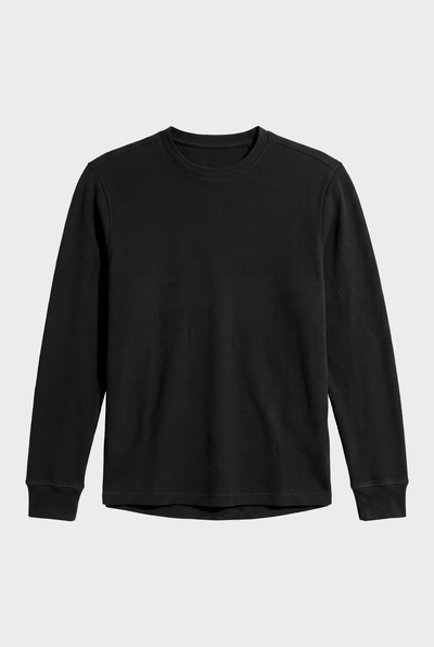 0 Yaka Basic Waffle Sweatshirt (6210)