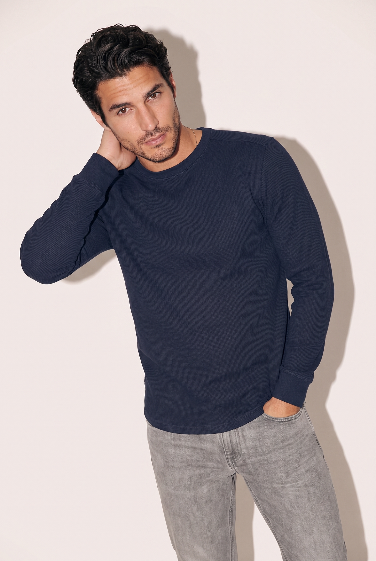 0 Yaka Basic Waffle Sweatshirt (6210)