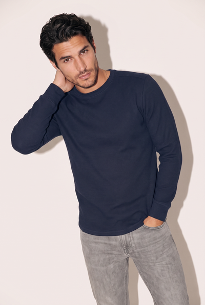 0 Yaka Basic Waffle Sweatshirt (6210)