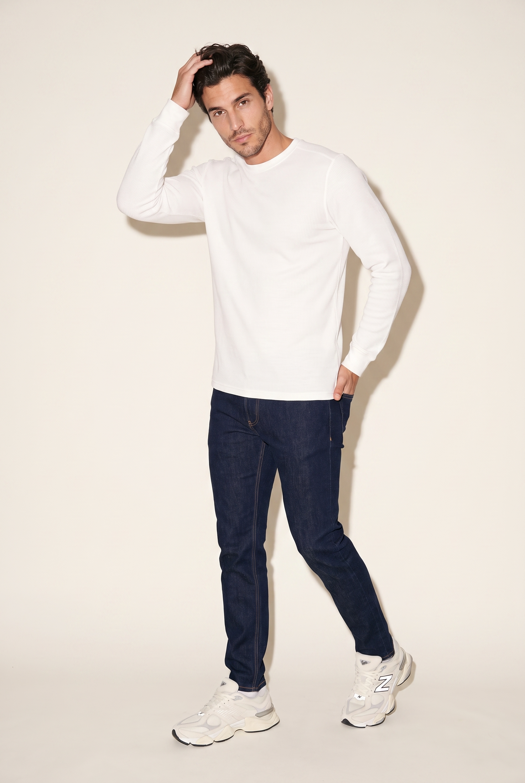 0 Yaka Basic Waffle Sweatshirt (6210)