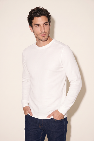 0 Yaka Basic Waffle Sweatshirt (6210)