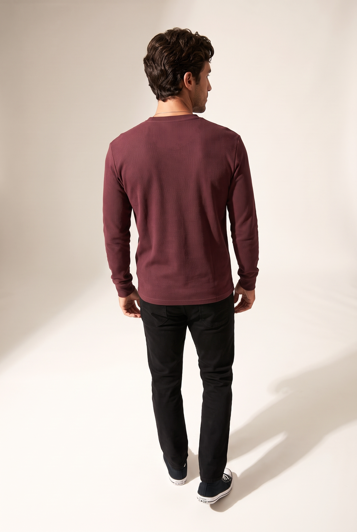 0 Yaka Basic Waffle Sweatshirt (6210)